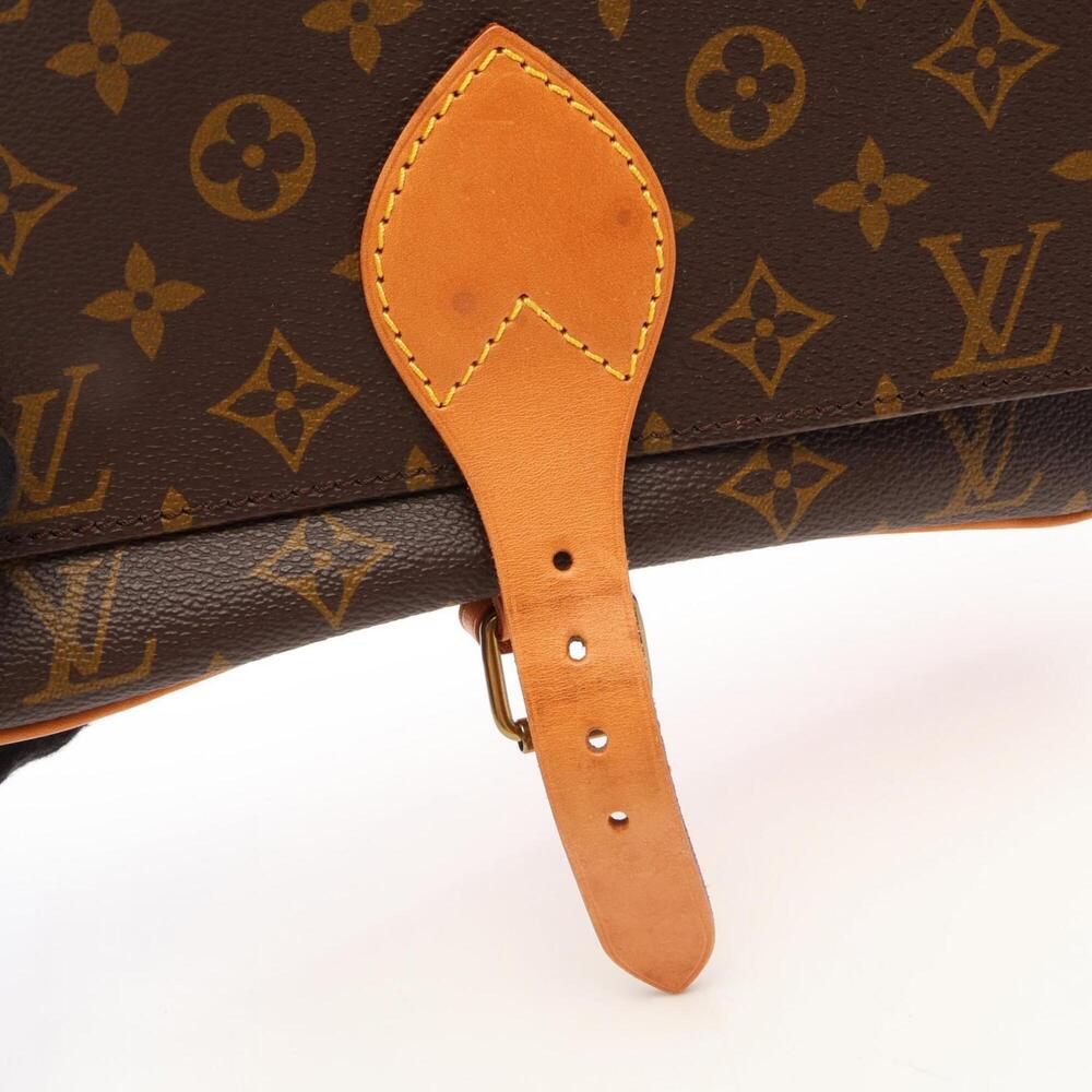 LOUIS VUITTON Brown Monogram Leather Shoulder Bag - Picture 6 of 12
